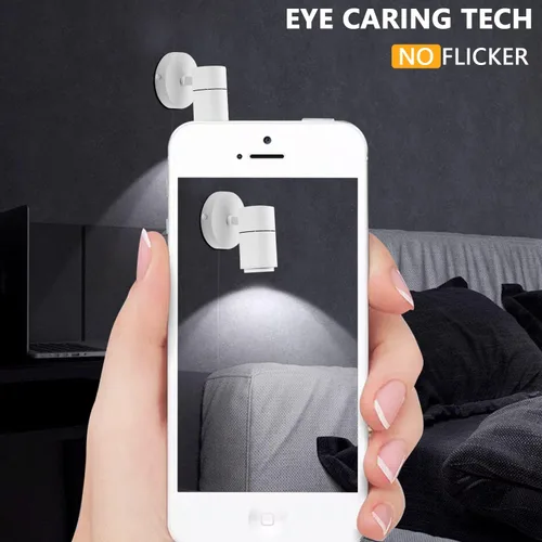 Vista 23 de VANoopee Focos de techo con zoom de 3 colores para interiores, montaje empotrado, foco de techo LED ajustable, lámpara direccional, luz de acento