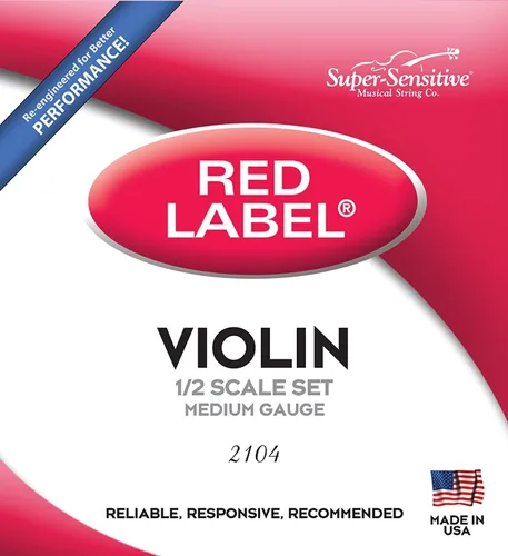 Vista 7 de Super Sensitive Red Label Violín A String 1/2 Medium