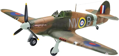 Vista 3 de Revell 04968 Hawker Hurricane Mk IIb 1:32 Escala sin construir/sin pintar Kit de modelo de plástico