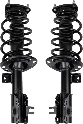 Vista 228 de TRQ - Conjunto de puntal delantero y resorte helicoidal (lados del conductor y del pasajero), para auto