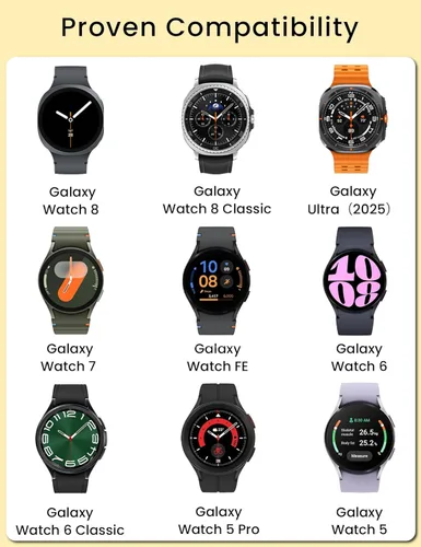Vista 2 de Sinoacc Cable cargador magnético de 3.3 pies compatible con Samsung Galaxy Watch 8 Smartwatch, USB A base de cable de carga rápida, 1 paquete