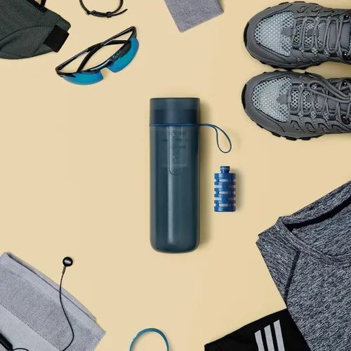 Vista 6 de PHILIPS GoZero - Botella de agua filtrada, botella de agua sin BPA con filtro de agua de río/lago/manantial Adventure para senderismo, campamento