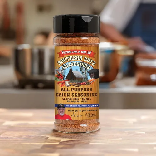 Vista 6 de Southern Boyz - Condimento criollo cajún multiusos, coctelera de 8 onzas (sin MSG, mezcla sin gluten), 8 onzas (paquete de 1)