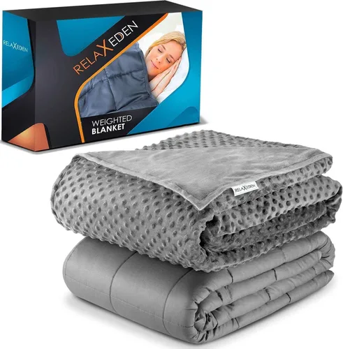 Manta con peso Relax Eden y funda de edredón extraíble y lavable