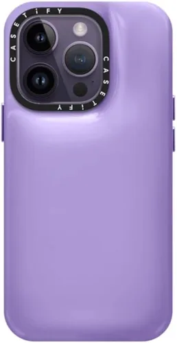 Vista 23 de CASETIFY Funda para iPhone 15 Pro Pillow [Material Resistente al Agua / Inspirado en Y2K] - Berry Pink