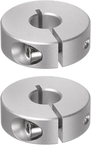 Vista 14 de HARFINGTON Collar de eje de 2 piezas de 0.236 in de diámetro de aleación de aluminio con tornillo dividido collares de abrazadera, 0.787 in