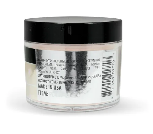 Vista 3 de Mia Secret Cover Beige - Polvo acrílico (2 onzas (paquete de 1))
