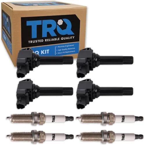 Vista 60 de TRQ Kit de bobina de encendido y bujía Iridium 12 piezas compatible con Ford Explorer 2020-2021 Police Interceptor Utility Lincoln Aviator con V6