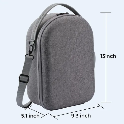 Vista 6 de Carrying Case Compatible with Quest 2 - Sonicgrace for Oculus Quest 2 Carry Case Hard Shell Shockproof Travel VR Oculus Case for Storage Official