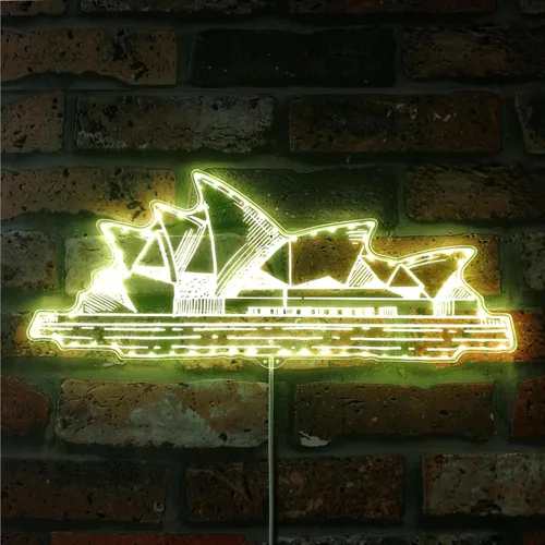 Vista 96 de ADVPRO Globe World Map Atlas RGB Dynamic Glam LED Sign - Forma de corte a borde - Decoración de pared inteligente 3D - Iluminación dinámica