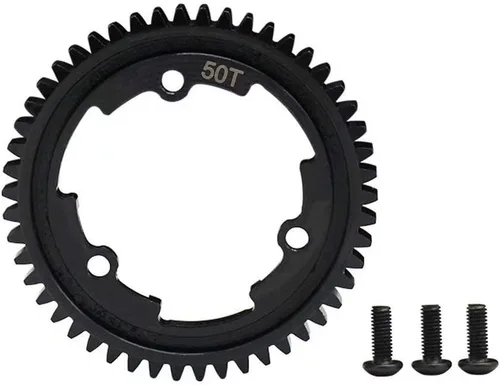 Vista 3 de Engranaje recto principal de acero 50T 1 Mod M1-1 pc para Traxxas 1/5 X-Maxx 1/10 Nuevo E-Revo 2.0 MAXX 1/7 XO-1 6448