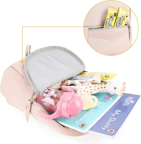 Vista 3 de mommore Mochila de viaje para niños pequeños con correa pequeña