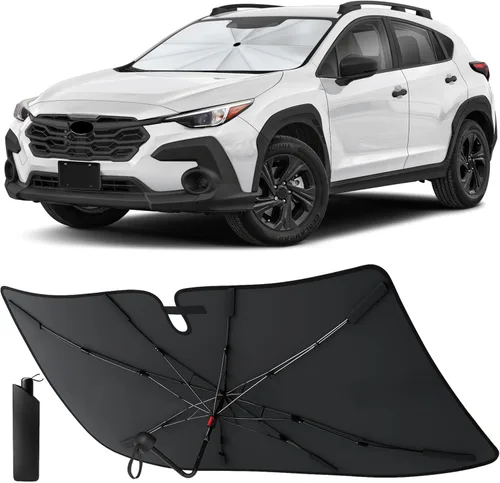 Vista 33 de EcoNour Parasol para parabrisas para Toyota RAV4 2013 2014 2015 2016 2017 2018 Parasol delantero para parabrisas delantero bloqueador de calor UV
