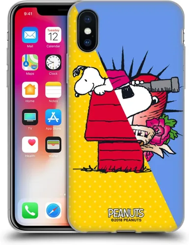 Vista 32 de Head Case Designs Officially Licensed Peanuts Charlie & Woodstock Nap Halfs and Laughs Gel Case [Military Grade Protection] Compatible with Apple