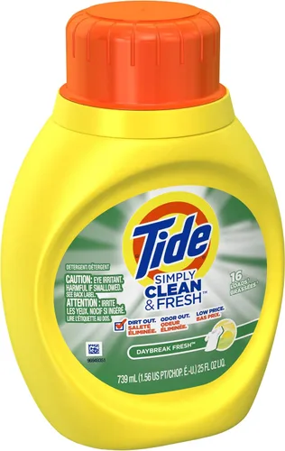 Vista 3 de Tide Hec Simply Clean and Fresh Daybreak - Detergente líquido para ropa, 25 onzas