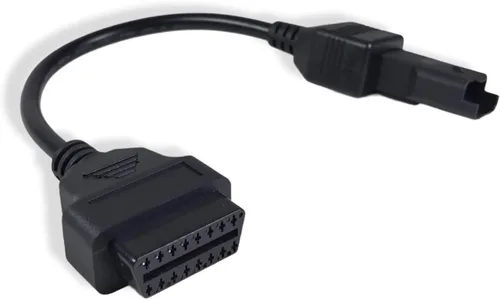 Vista 2 de Cable de motocicleta OBD para Ducati 4Pin a 16pin adaptador de cable de diagnóstico OBD2 4pin adaptador motocicleta
