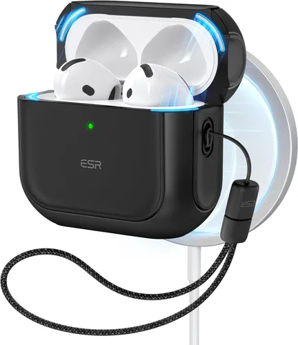 Vista 19 de ESR Funda para AirPods Pro 3, compatible con AirPods Pro de 3ª generación (2025), compatible con MagSafe, cubierta de protección completa contra
