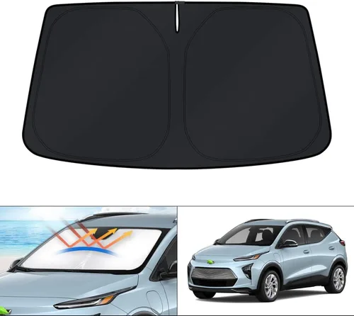 Vista 137 de KUST Parasol para parabrisas para Chevy Malibu 2013 2014 2015 accesorios de ventana cubierta solar plegable bloquea los rayos UV mantener el coche
