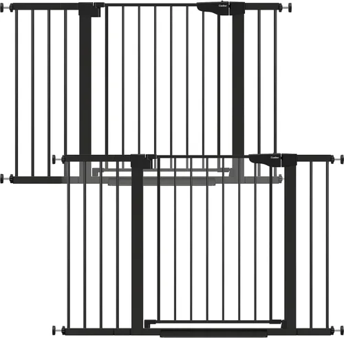 Vista 28 de Cumbor Puerta de bebé extra alta de 36 pulgadas para escaleras, puerta para perros de 29.7-40.6 pulgadas de ancho para puertas, puertas de mascotas