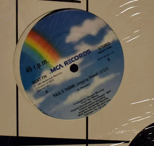 Vista 2 de DAVID BOWIE MCA Stereo MCAT 770 (UK) CAT PEOPLE b/w PAUL’S THEME 12” 45 rpm