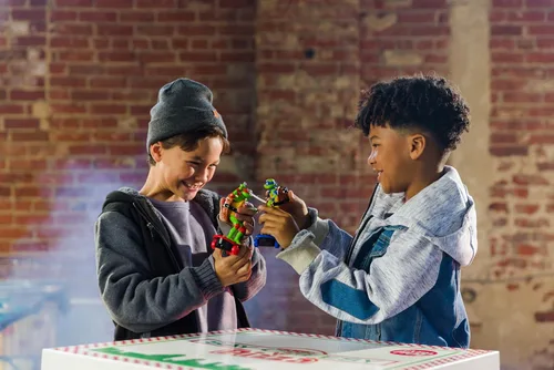Vista 9 de Teenage Mutant Ninja Turtles Juguete Donatello Shredder Shredder Pullback Skateboard, Mutant Mayhem TMNT Collectible Ninja Turtle, a partir de 3 años