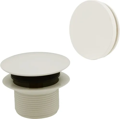 Vista 15 de Westbrass D398RK-12A Tapón de drenaje de bañera con punta de hongo de rosca gruesa NPSM de 1-1/2 pulgadas con placa frontal de desbordamiento Bronce