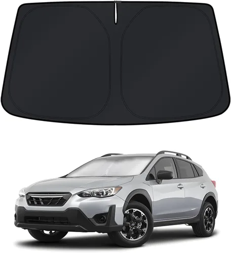 Vista 30 de KUST Parasol para parabrisas para Volkswagen VW Taos 2022-2025 2026, accesorios para ventana, protector de visera solar, plegable, bloquea los rayos