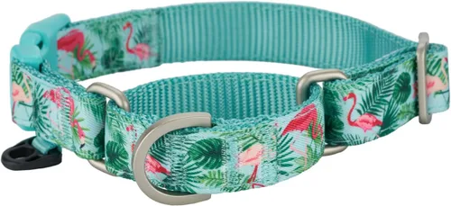 Vista 15 de Martingale - Collar para perro con hebilla de liberación rápida, reflectante, sin tirones, para entrenamiento y escape, seguro para perros grandes