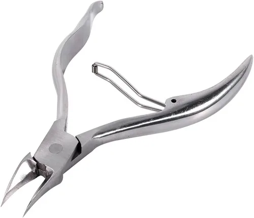 Vista 5 de Profesional de acero inoxidable dedo del dedo del pie clavo encarnado Clipper cutícula pinza manicura herramientas cortauñas