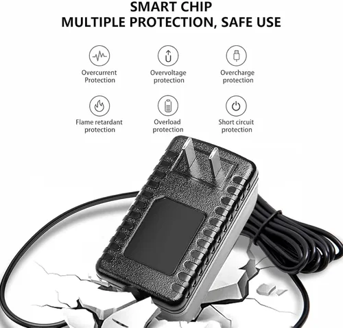 Vista 6 de Cargador de cable de alimentación de 12 V CA CC para TP-Link Deco M3 M4 M5 S4 X20 X55 X60 X90 P9 E4, AC1750 AX1800 AX3000 T120150-2b1 Archer A7 A8
