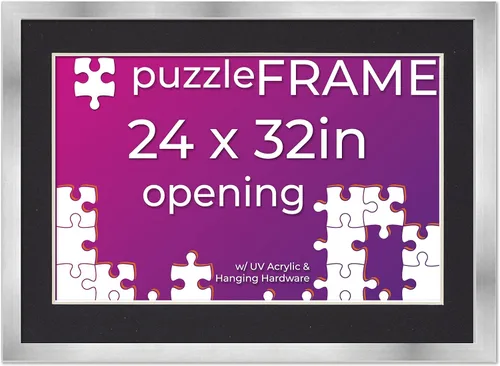 Vista 61 de Poster Palooza Kit de marco de rompecabezas de 11.25 x 38.25 pulgadas. El kit incluye hojas de pegamento para rompecabezas, marco de rompecabezas