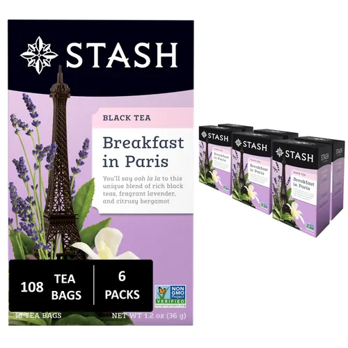 Vista 69 de Stash Tea Asian Pear Harmony Green Tea - Té de alta calidad con cafeína, verificado por proyecto sin OMG sin ingredientes artificiales, 18