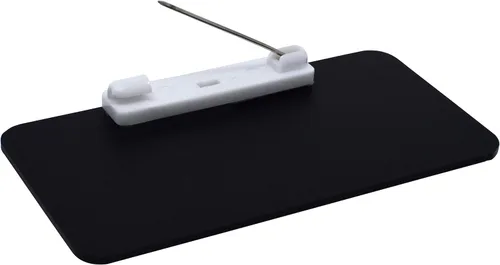 Vista 2 de Etiquetas de nombre personalizadas – 1.5 pulgadas x 3 pulgadas – hasta tres líneas de texto – con pin en parte trasera