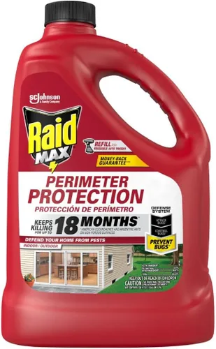 Vista 9 de Recarga de protección perimetral Raid MAX, hasta 18 meses de protección, uso en interiores y exteriores, 1 galón (3.78 l)