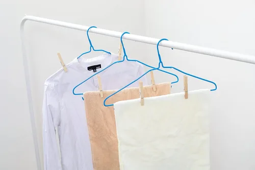 Vista 6 de Alfileres de madera para colgar ropa, 3.5 pulgadas 100 piezas Pinzas de madera resistentes, alfileres de ropa para manualidades, clips de madera