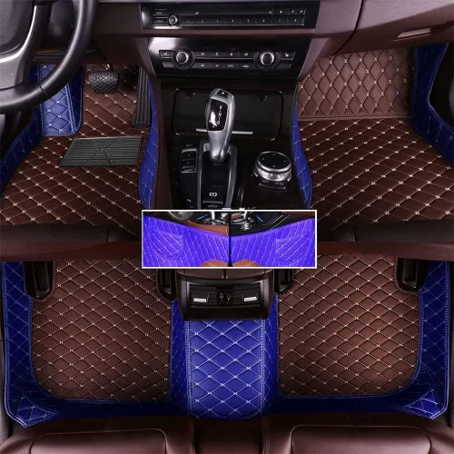 Vista 39 de Alfombrillas personalizadas para el piso del automóvil para el 99 % de los modelos de automóviles de lujo, impermeables, antideslizantes, cobertura