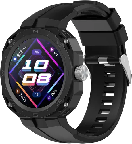 Vista 5 de Correa de repuesto compatible con Huawei Watch GT Cyber Bands, correa deportiva de silicona para reloj Huawei Watch GT Cyber