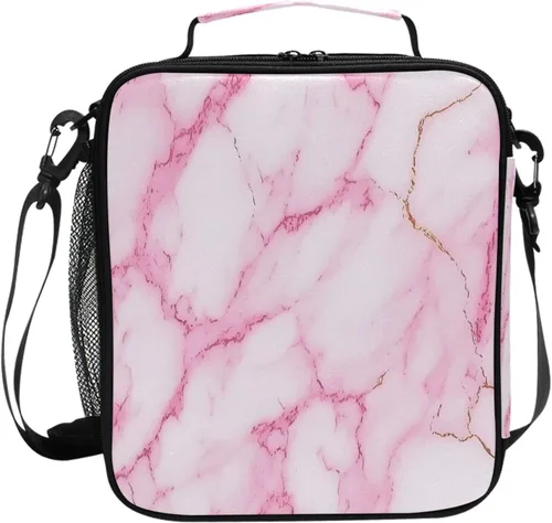 Vista 18 de MNSRUU Lunch Bags for Boys Girls, Wolf Reusable Insulated Lunch Box Thermal Meal Tote Kit, Cooler Bag Organizer with Adjustable Shoulder Strap