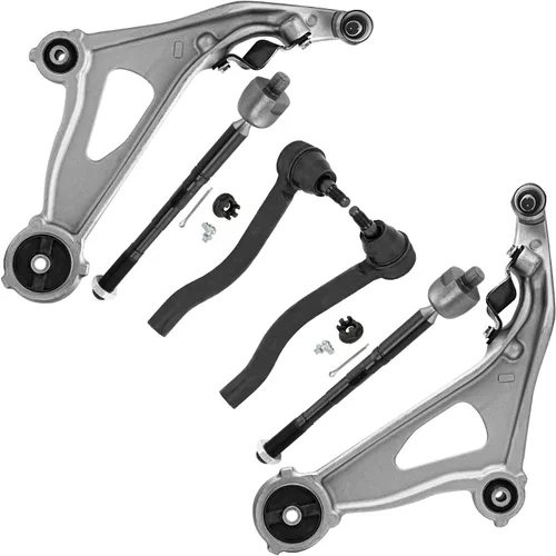 Vista 100 de Detroit Axle - Kit de brazos de control de extremo delantero RWD para Dodge Charger Challenger Chrysler 300, 2 brazos de control delantero