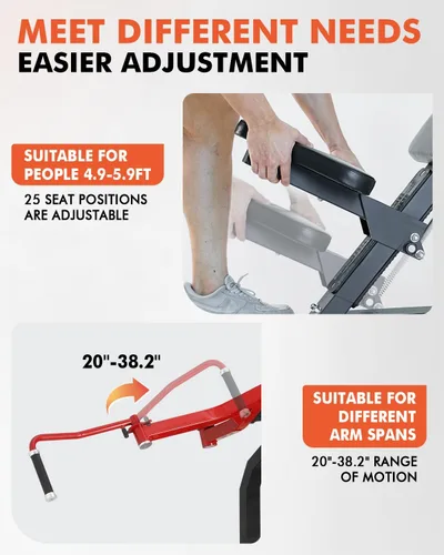 Vista 6 de GMWD Máquina de mosca de pecho, máquina comercial de pecho inclinado, doble función inclinada de pecho y máquina de mosca trasera Delt