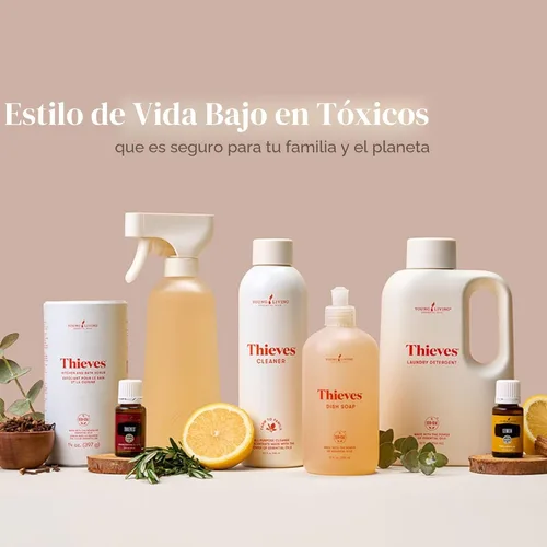 Vista 8 de Thieves - Limpiador doméstico 14.4 onzas Solución multisuperficie a base de plantas infundida con aceites esenciales Diluye para pisos