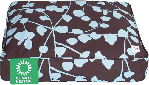 Vista 35 de Molly Mutt Pequeña Funda para Cama de Perro, Amarillo por la Mañana, Verde Oliva y Azul Claro