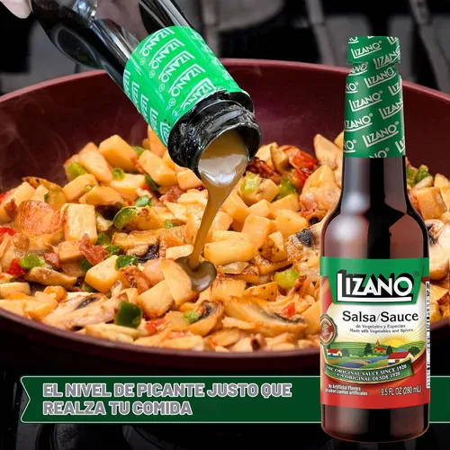 Vista 7 de Salsa Lizano con verduras y especias, 9.5 onzas líquidas (paquete de 2)