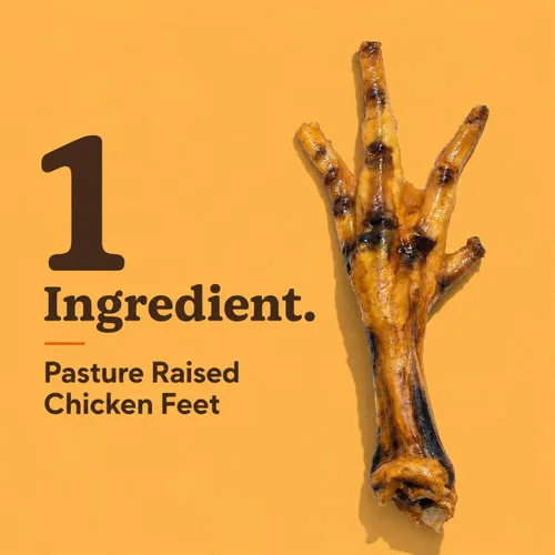 Vista 9 de Jack&Pup - Golosinas de pollo secas para perros, 100% naturales, totalmente digeribles, patas de pollo deshidratadas para perros, con alto contenido