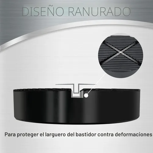 Vista 3 de TONDA Almohadilla de goma para gato de piso, adaptador universal de almohadilla de gato, protector de riel de marco lateral de soldadura por 1