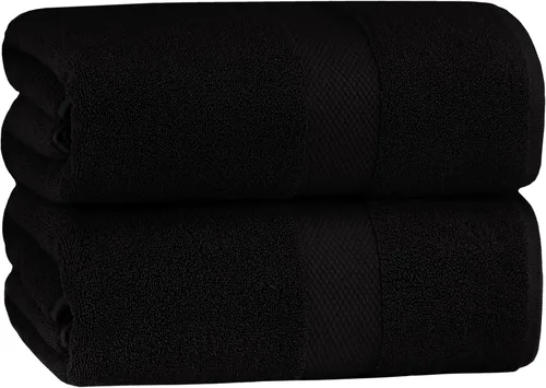 COTTON CRAFT Hotel Spa - Juego de 2 toallas de baño de lujo, extra grandes, 40 x 80 pulgadas, peso pesado de 700 GSM, 2 capas, algodón hilado en
