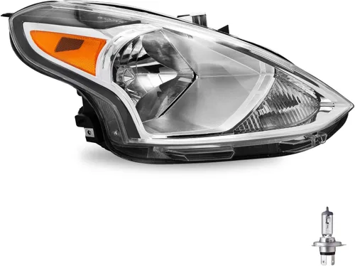 Vista 10 de SOCKIR Ensamble de faros delanteros compatible con Nissan Versa 2015-2019 estilo OEM halógeno, reemplazo para lado izquierdo del conductor