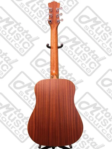 Vista 7 de Luna Guitarra acústica de dreadnought de tamaño de viaje para tatuajes de la serie Safari