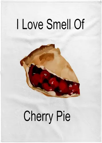 3dRose Image of Words Love Smell of Cherry Pie with Cartoon Pie Piece 22x30 Bath Hand Pool Towel