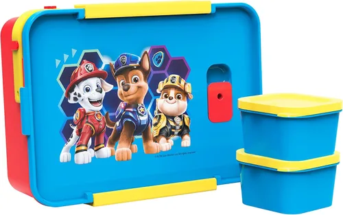 Vista 13 de Zak Designs Blippi Caja Bento de plástico reutilizable con sello a prueba de fugas, asa de transporte, ventilación de vapor para microondas